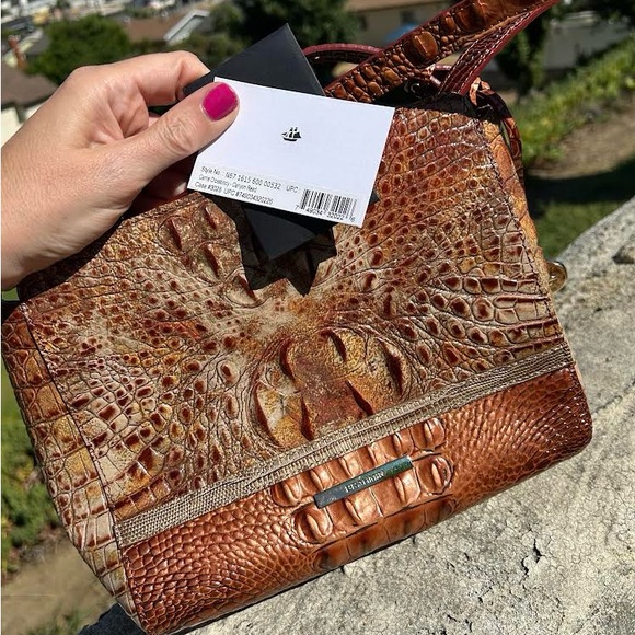 Brahmin Carrie crossbody in canyon Reed handbag - Picture 1 of 5
